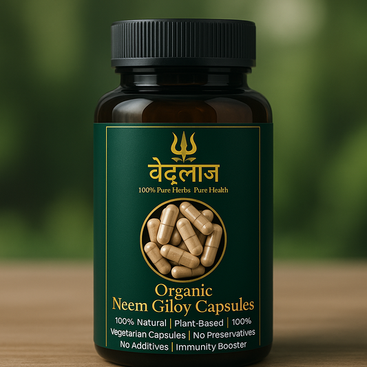 Vedlaj AyushRaksha – Immunity Support Capsules (Organic Giloy)