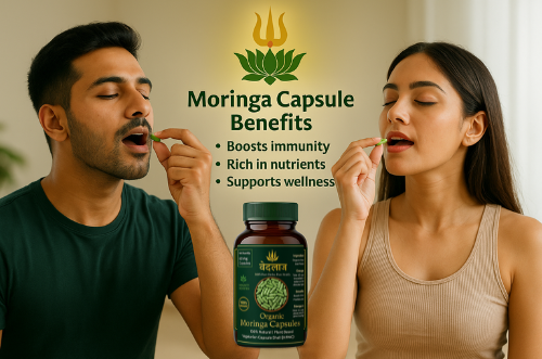 Vedlaj NutriGreen – Organic Moringa Capsules for Vitality & Immunity