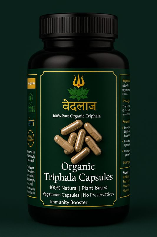 Organic Triphala Capsules for Digestion